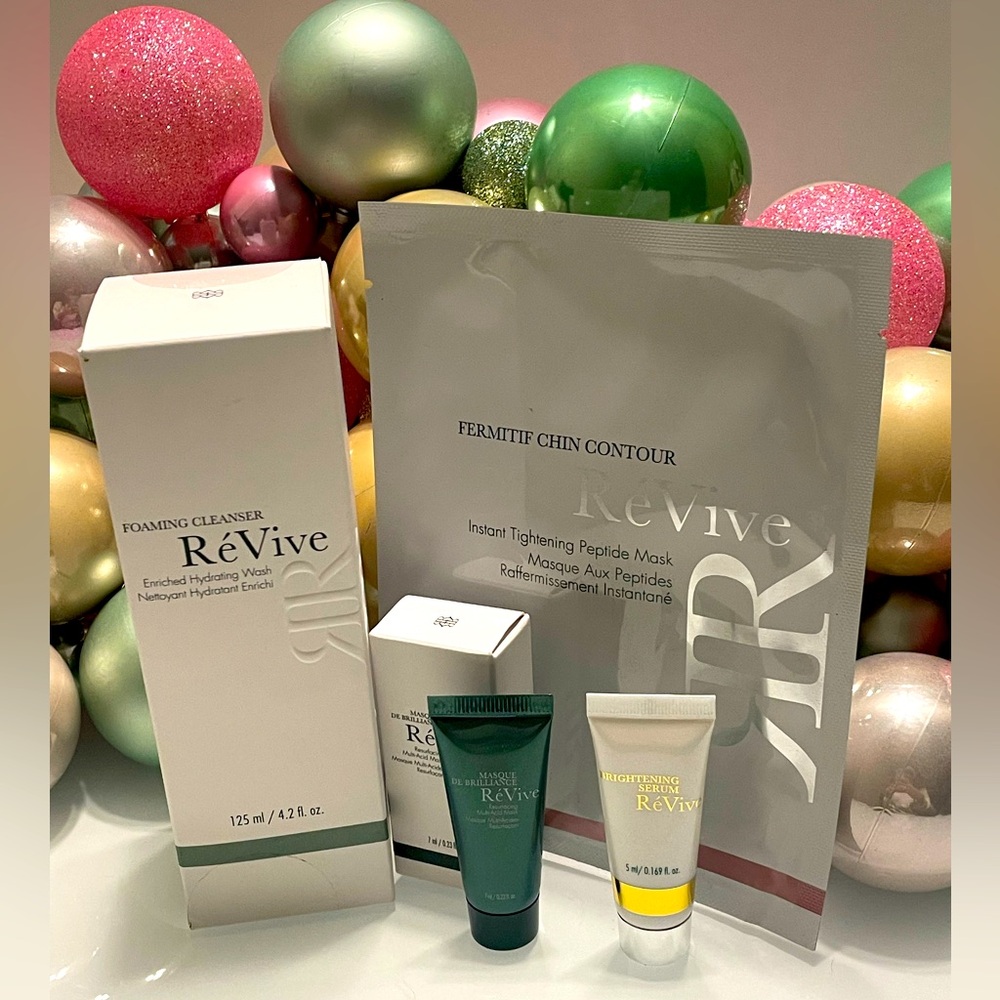 ReVive Foaming Cleanser Enriched Hydrating Wash 4.2oz Fermitif Chin Contour mask